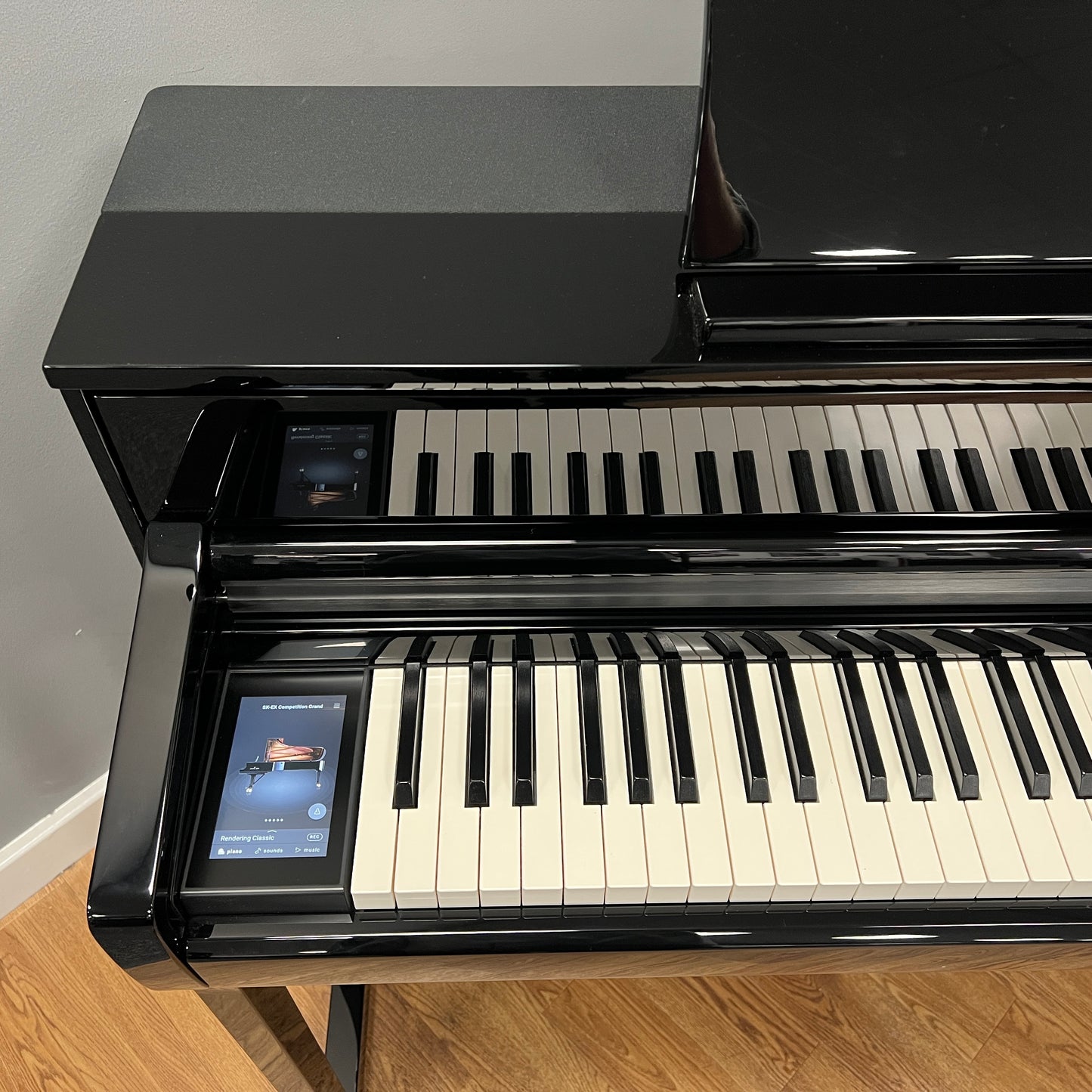Kawai CA701 Polished Ebony Digital Piano With Matching Stool Serial No: G886280 | Second Hand