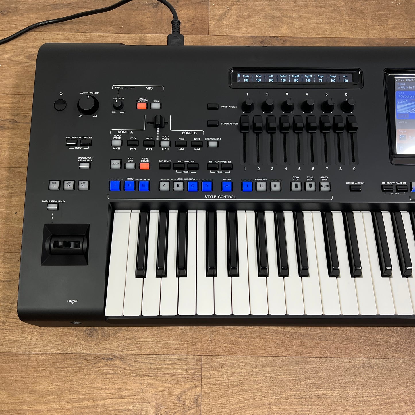 Yamaha Genos 1 Arranger Workstation Keyboard; Serial No: BEXO01023 | Second Hand