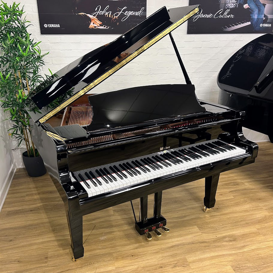 Weber W150 Grand Piano in Polished Ebony: Serial No: TG0024577 | Second Hand
