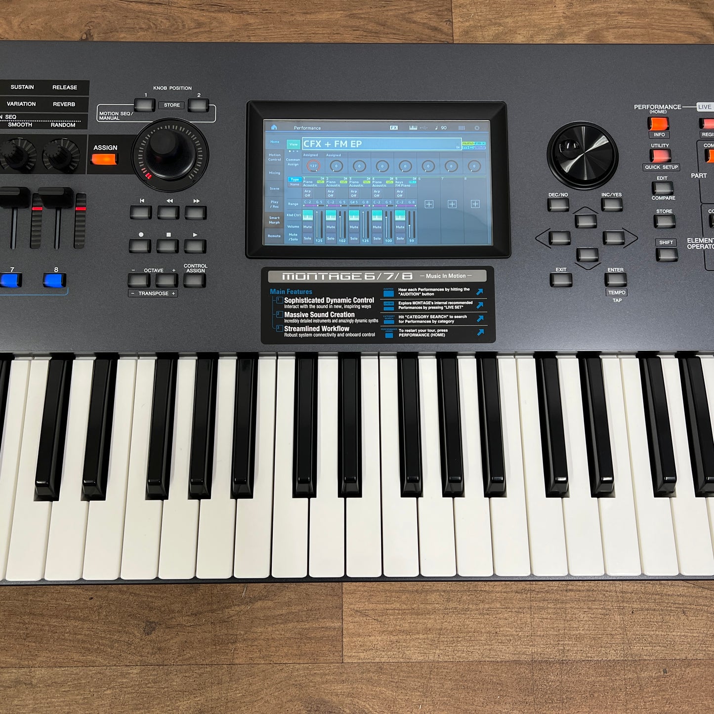 Yamaha Montage 6 Synthesizer Serial No: BAWN01005 | Second Hand