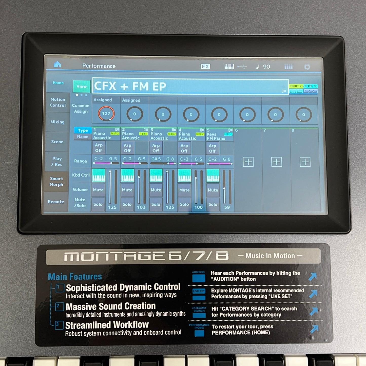 Yamaha Montage 6 Synthesizer Serial No: BAWN01005 | Second Hand