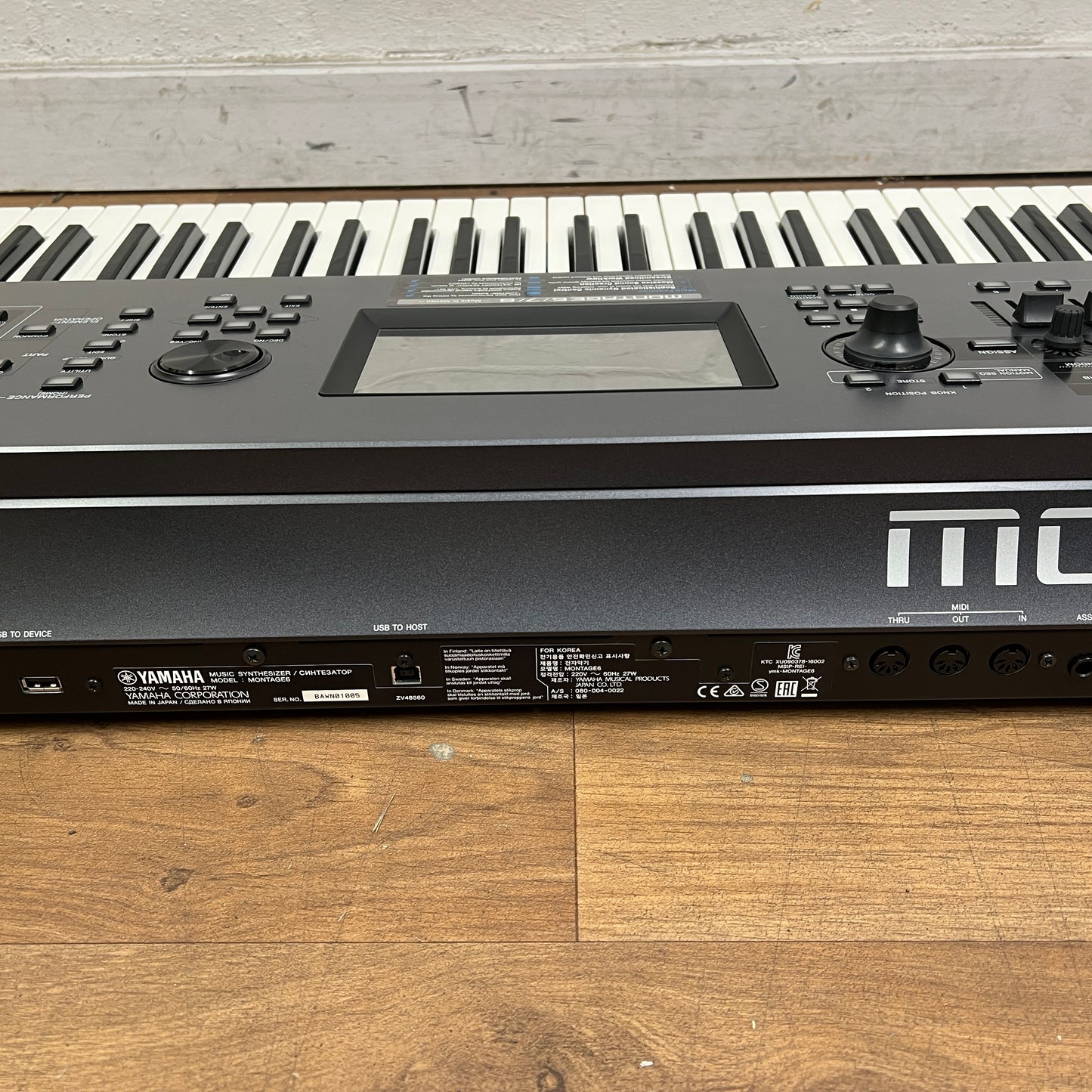 Yamaha Montage 6 Synthesizer Serial No: BAWN01005 | Second Hand