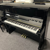 Yamaha B3 Upright Piano; Polished Ebony: Serial No: J28206322 | Second Hand
