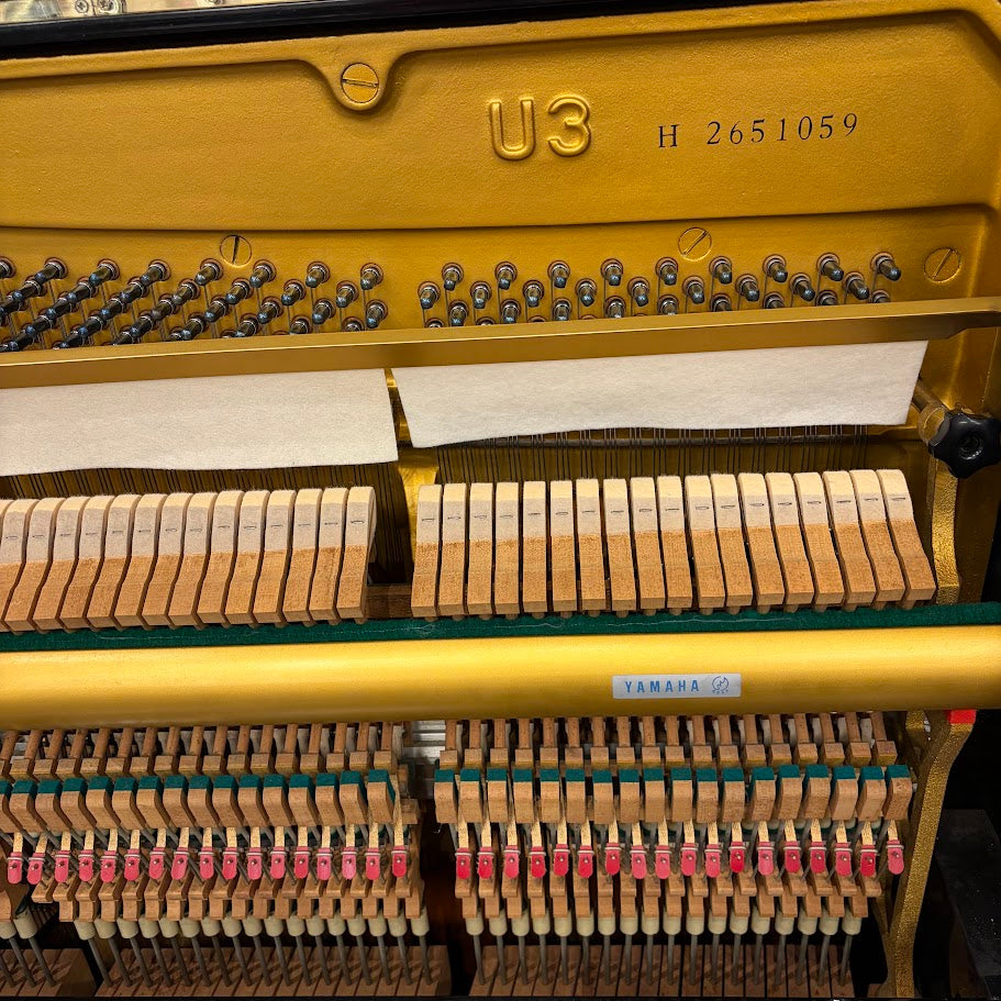 Yamaha U3 Upright Piano With Stool; Serial No: 2651059 | EU Reconditioned 2025