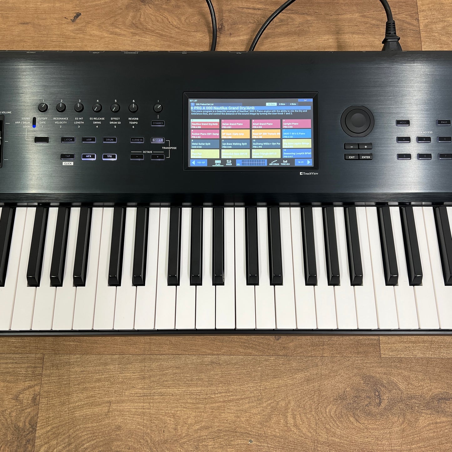 Korg Nautilus 88 Music Workstation Keyboard Serial No: 1125 | Second Hand