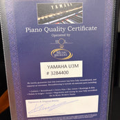 Yamaha U3 Upright Piano in Polished Black Serial No: M3284400 | RECONDITIONED AS NEW
