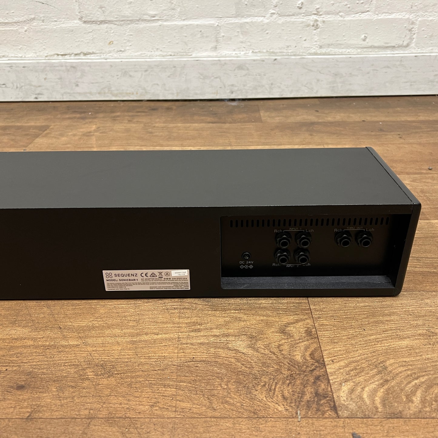 Korg Sonicbar Powered Stereo Monitor Speaker: Serial No: 1162 | Second Hand