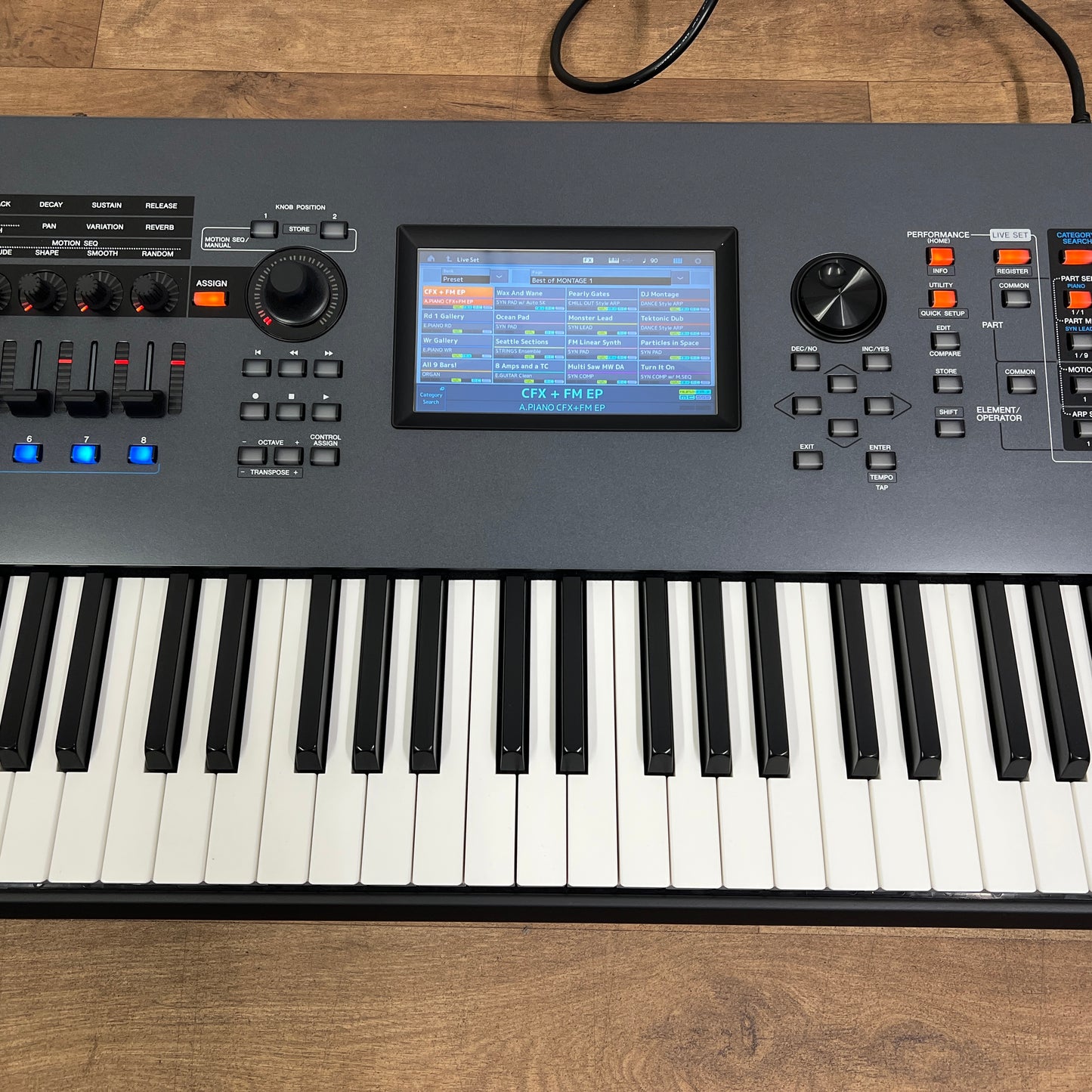 Yamaha Montage 8 Synthesizer Serial No: BAXY01008 | Second Hand