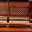 Feurich 133 Upright Piano in Polished Black with Chrome Fittings: Serial No: F14907 | Second Hand