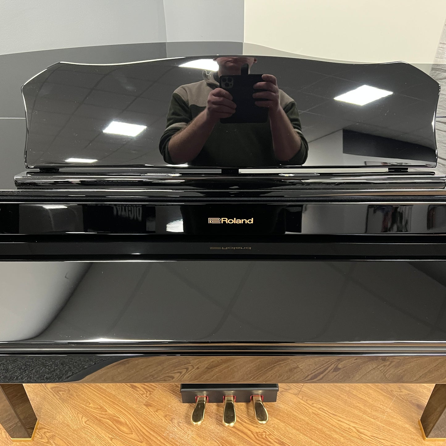 Roland GP607PE Digital Grand Piano With Matching Stool; Ser No:Z0P6500 | Second Hand