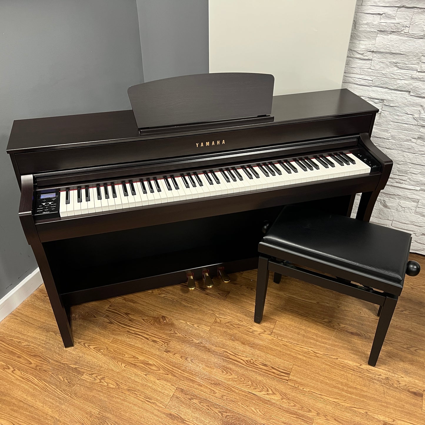 Yamaha CLP735 Rosewood Digital Piano With Matching Stool Serial No: BCBI01073 | Second Hand