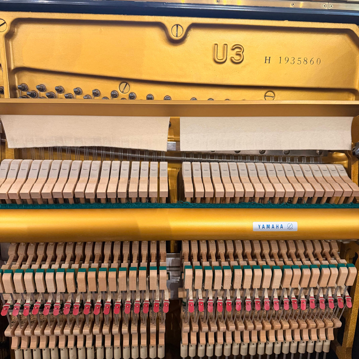Yamaha U3 Upright Piano in Polished Ebony: Serial No: H1935860 | Second Hand