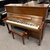 Wendl & Lung 122 Upright Piano in Satin Walnut: Serial No: 18680 | Second Hand