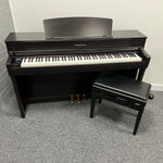 Yamaha CLP745 Rosewood Digital Piano With Matching Stool; Serial No: BCDP01036 | Second Hand