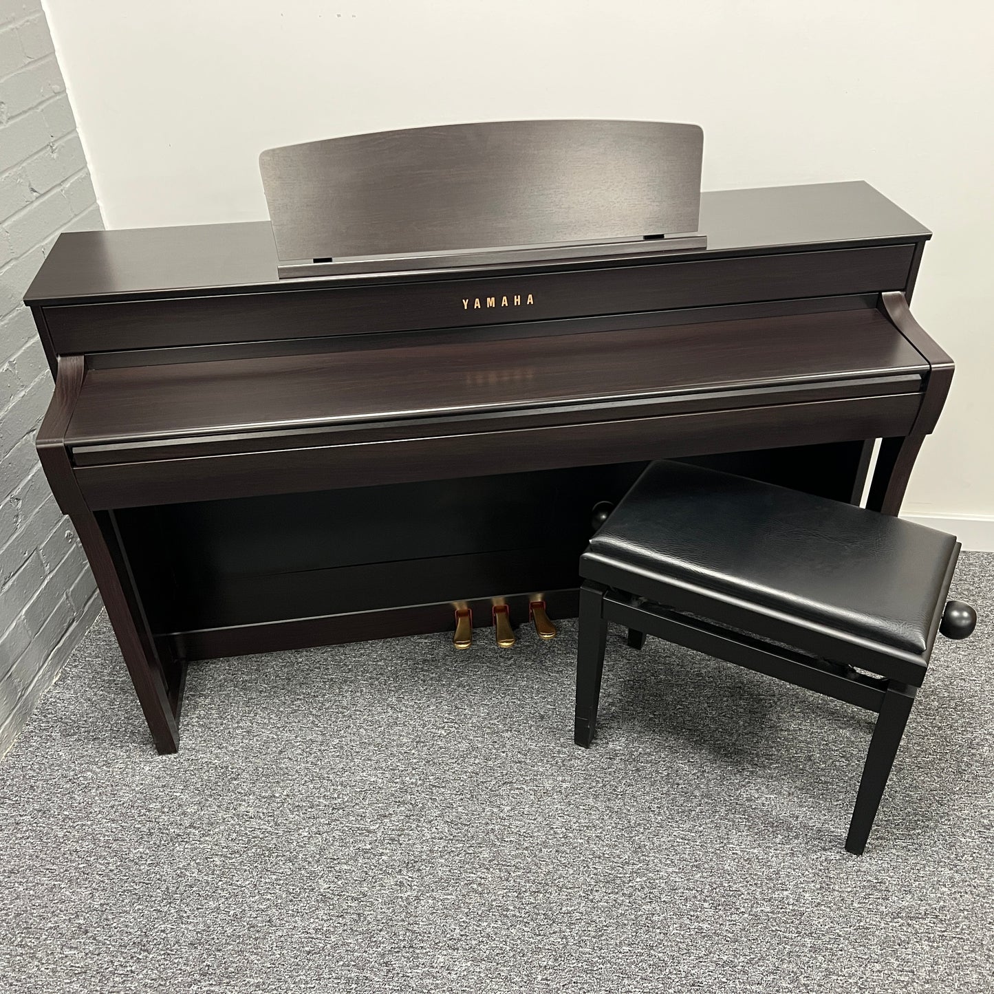Yamaha CLP745 Rosewood Digital Piano With Matching Stool; Serial No: BCDP01036 | Second Hand