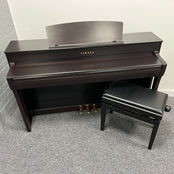 Yamaha CLP745 Rosewood Digital Piano With Matching Stool; Serial No: BCDP01036 | Second Hand