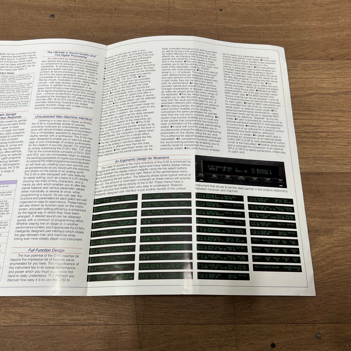 Roland; Brochure For Roland D50