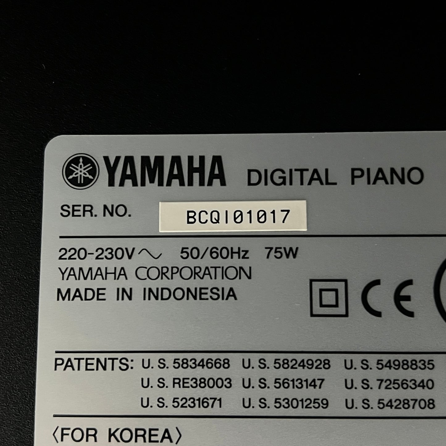 Yamaha CVP503R Rosewood Digital Piano  With Matching Piano Stool; Serial No: BCQI01017 | Second Hand