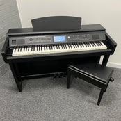 Yamaha CVP605B Digital Piano Black With Matching Stool; Serial No: BCUO01006 | Second Hand