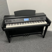 Yamaha CVP605B Digital Piano Black With Matching Stool; Serial No: BCUO01006 | Second Hand