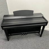 Yamaha CVP605B Digital Piano Black With Matching Stool; Serial No: BCUO01006 | Second Hand