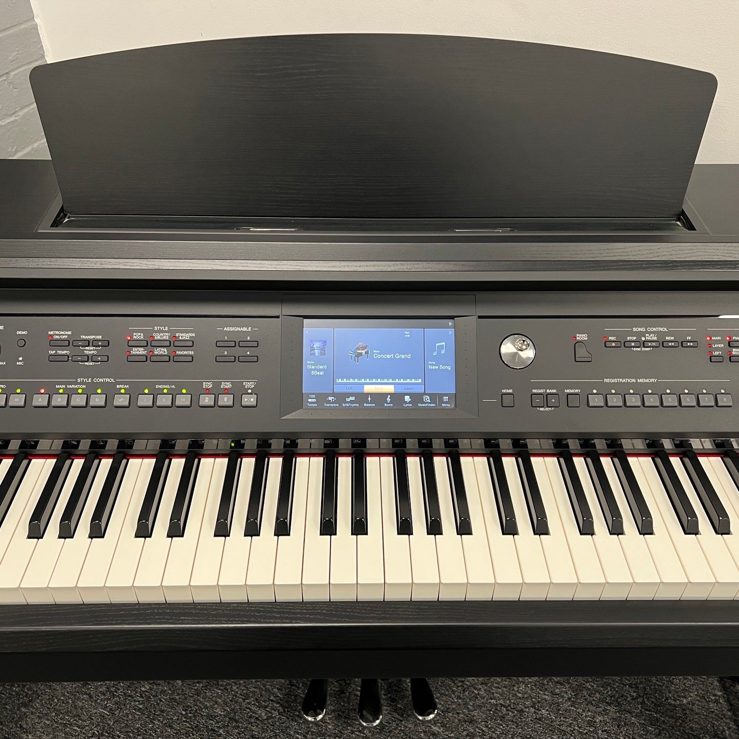 Yamaha CVP605B Digital Piano Black With Matching Stool; Serial No: BCUO01006 | Second Hand