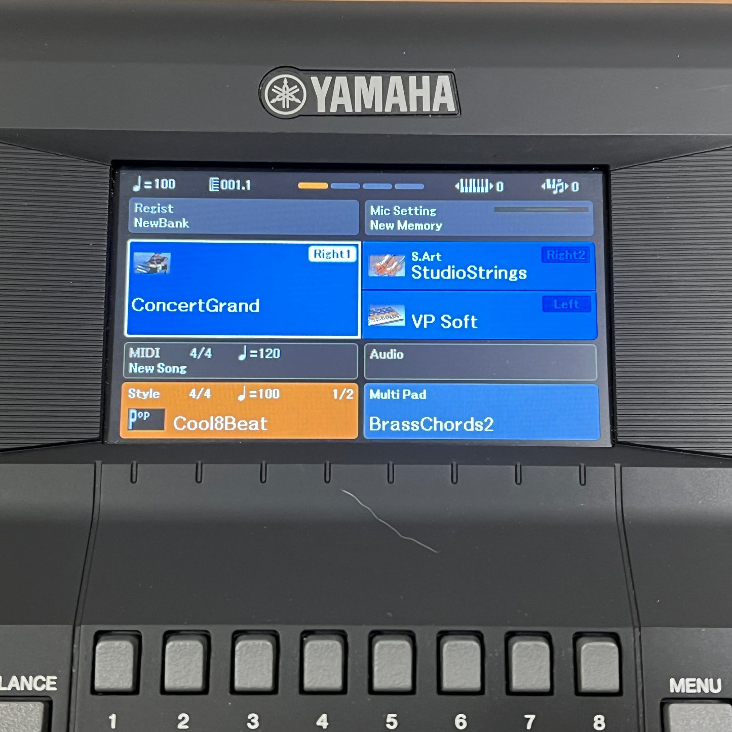 Yamaha PSR SX600 Keyboard; Serial No: JBFP01017 | Second Hand