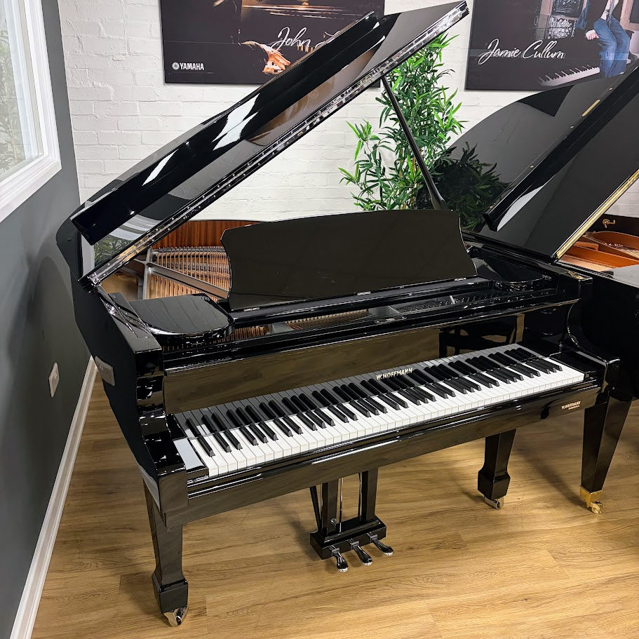 W Hoffmann Professional P162 Grand Piano; Polished Ebony: Serial No: 173521 | Second Hand