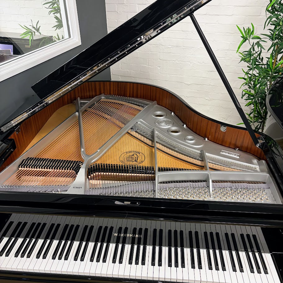 W Hoffmann Professional P162 Grand Piano; Polished Ebony: Serial No: 173521 | Second Hand