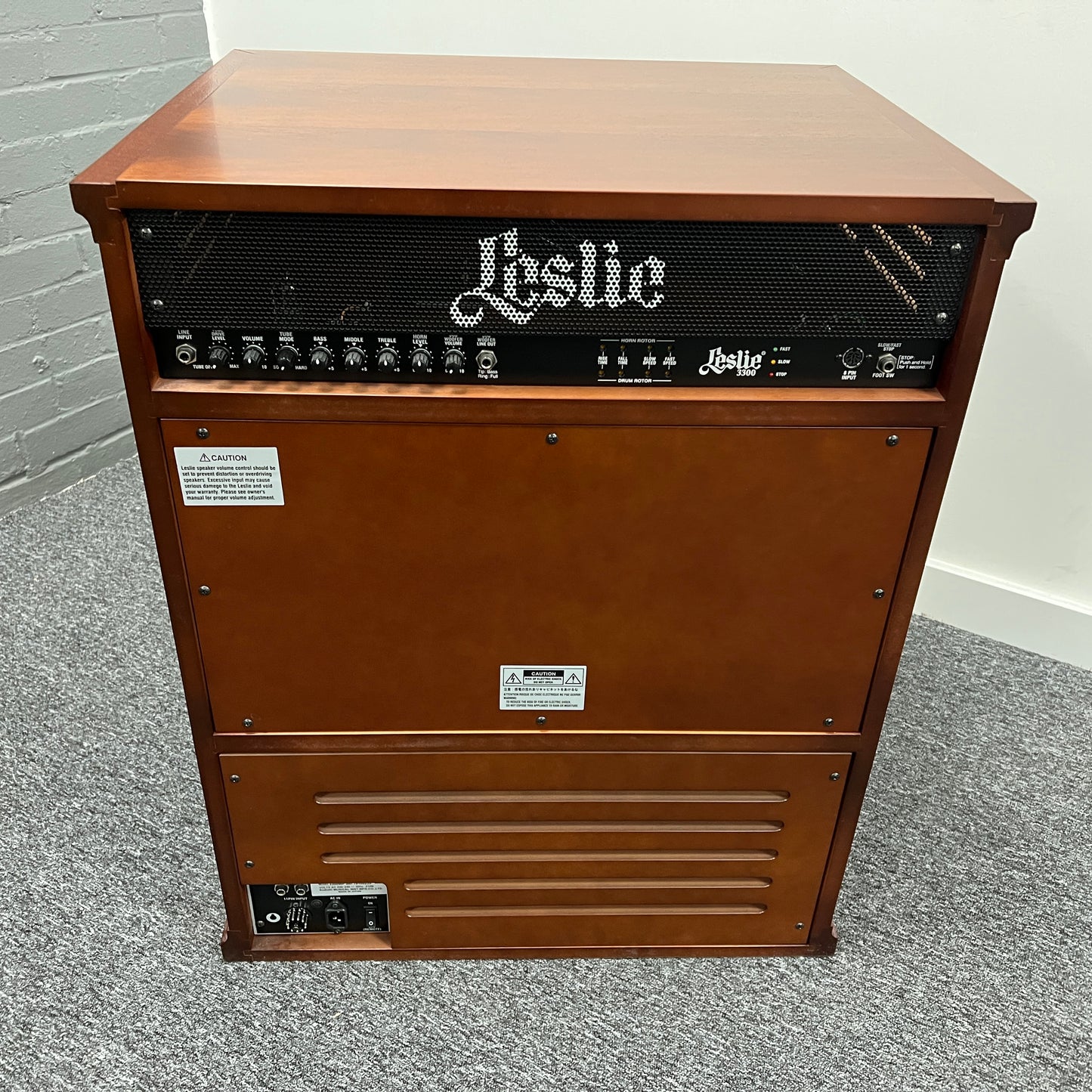 Hammond Leslie 3300W Rotary Speaker, Wood, Incl 11 Pin Cable; Serial No: 19100239 | Second Hand