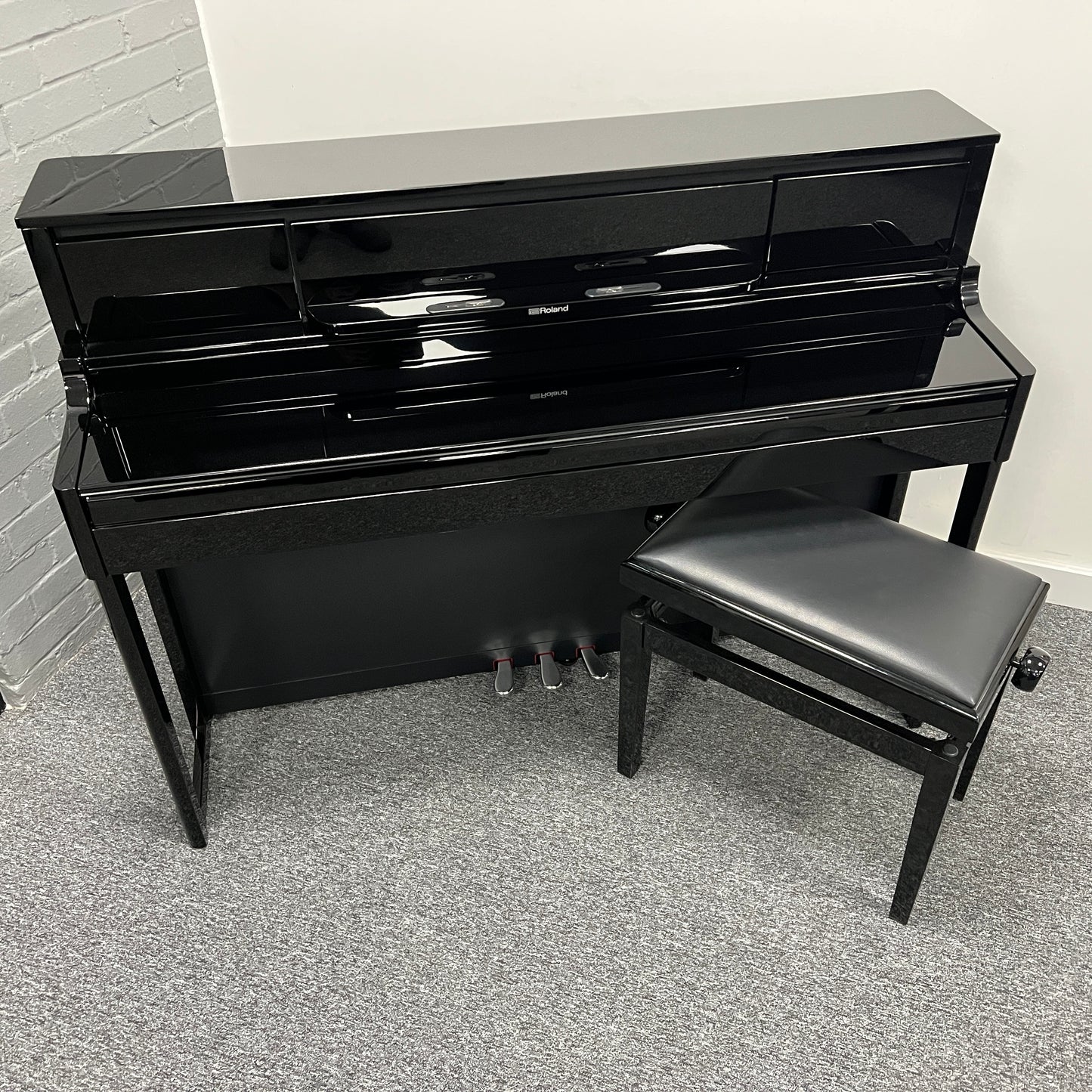 Roland LX5 PE Digital Piano With Matching Stool; Serial No: Z3R0274 | Second Hand