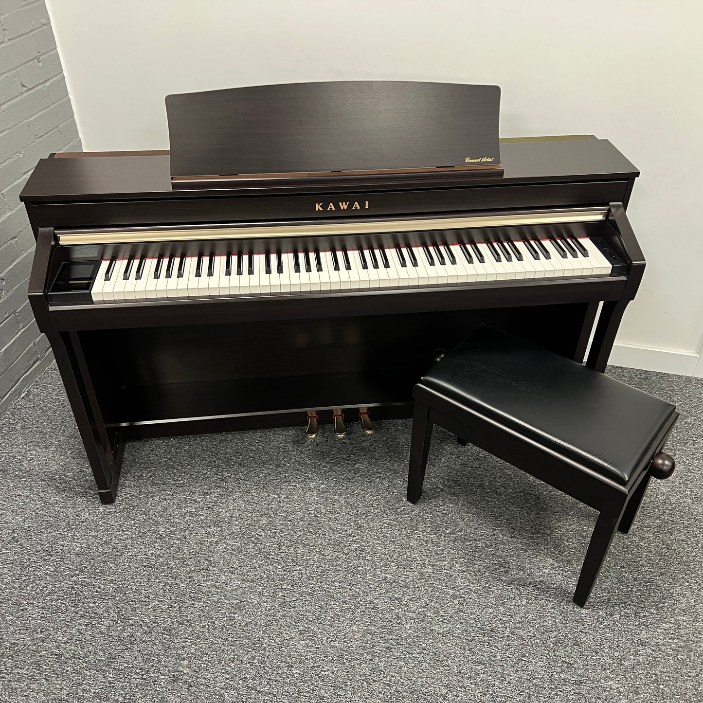 Kawai CA78 Digital Piano Rosewood, Inc Piano Stool; Serial No: G458682 | Second Hand