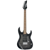 Ibanez GRX70QATKS Electric Guitar; Transparent Black Burst