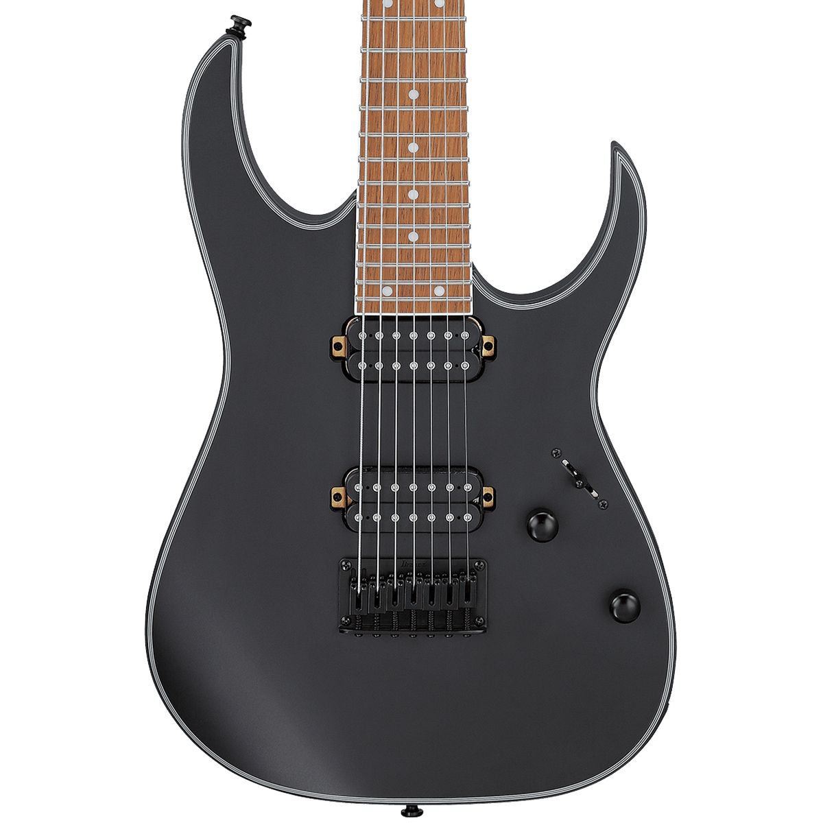 Ibanez RG7421EX 7 String Electric Guitar; Black Flat