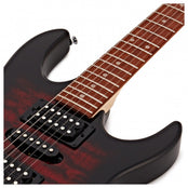 Ibanez GRX70QA Electric Guitar Kit | Transparent Red Burst