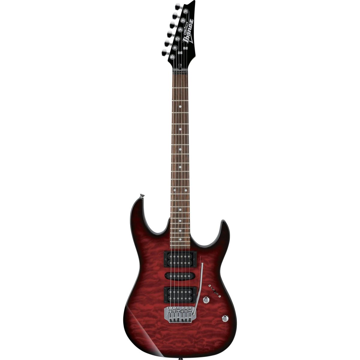 Ibanez GRX70QA Electric Guitar Kit | Transparent Red Burst