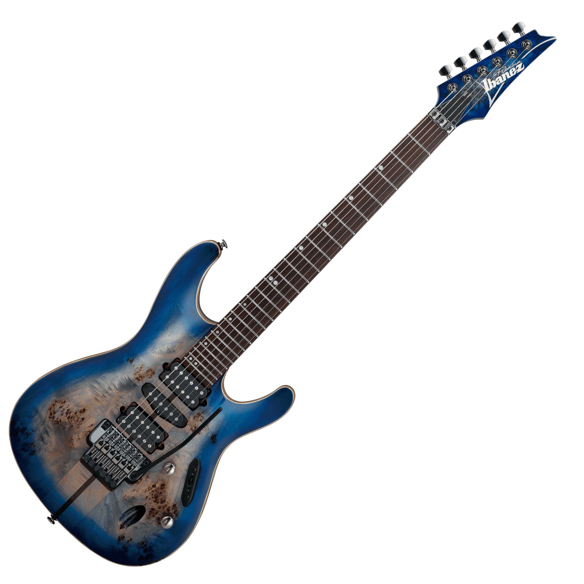 Ibanez S1070PBZ-CLB Electric Guitar; Celurean Blue Burst | Bonners