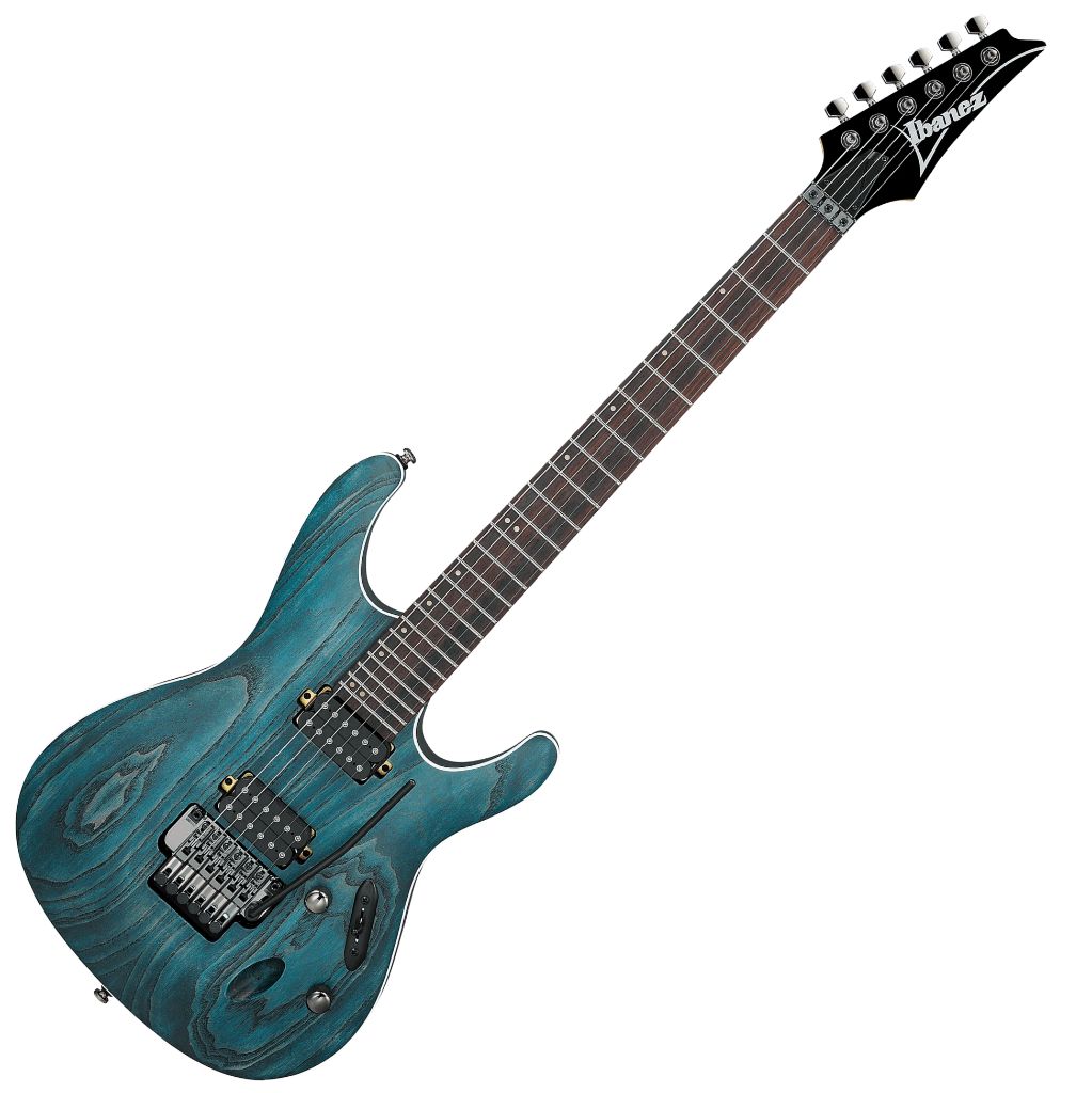 Ibanez S520AH-OBF HH Electric Guitar; Cosmic Blue; Flat Edge-Zero II