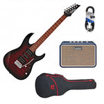 Ibanez GRX70QA Electric Guitar Kit | Transparent Red Burst