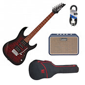 Ibanez GRX70QA Electric Guitar Kit | Transparent Red Burst