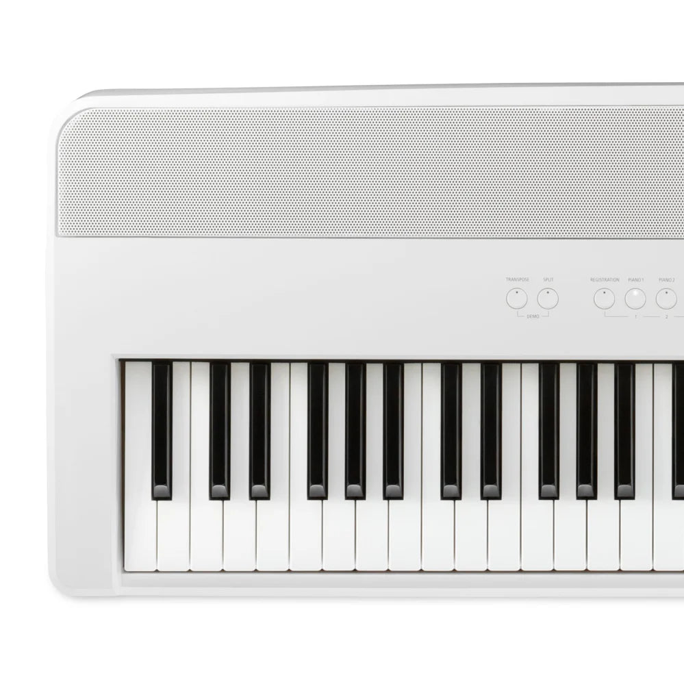 Kawai ES920 Portable Digital Piano; White Stand & Bench Bundle