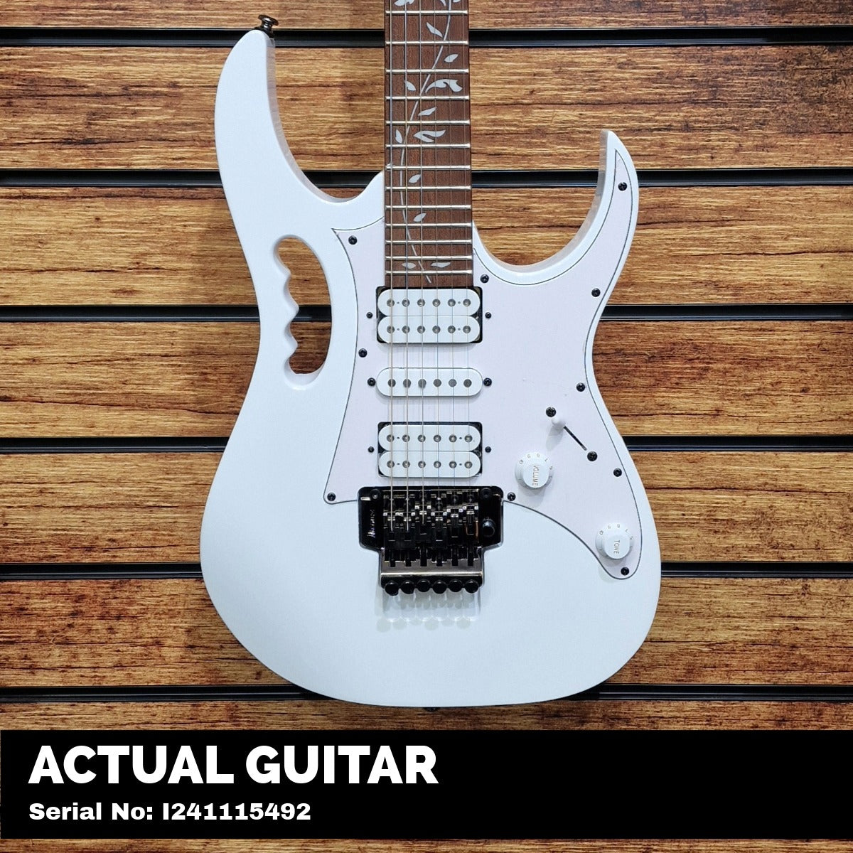 Ibanez JEMJR Jem White Steve Vai Electric Guitar
