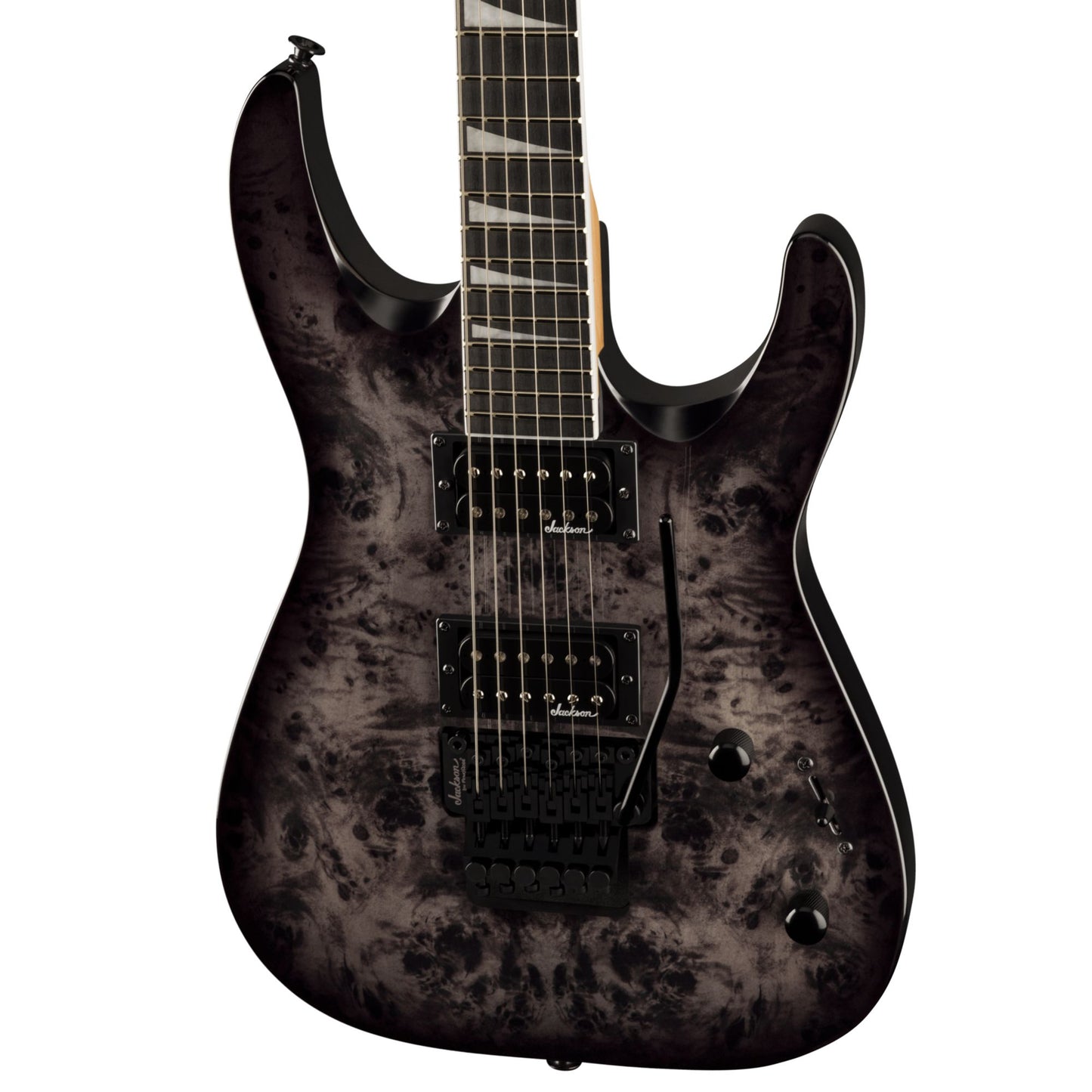 Jackson JS Series Dinky JS32 DKAP Electric Guitar; Transparent Black