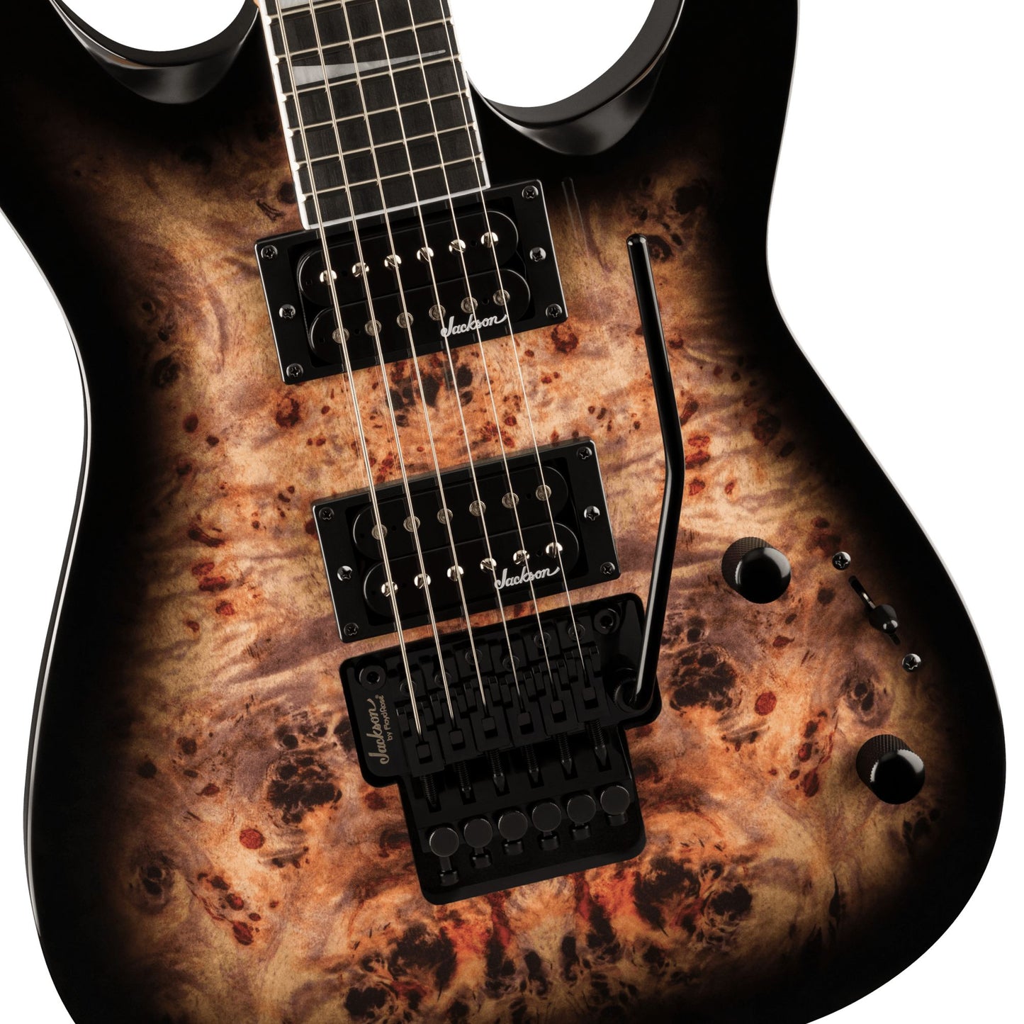 Jackson JS Series Dinky JS32 DKAP Electric Guitar; Transparent Black Burst