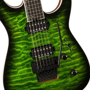 Jackson Pro Plus Series Dinky DKAQ Electric Guitar; Emerald Green