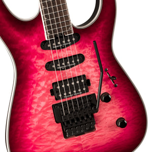 Jackson Pro Plus Series Soloist SLA3Q Electric Guitar; Fuschia Burst