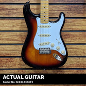 Fender Jimi Hendrix Maple Strat 3 Tone Sunburst Guitar