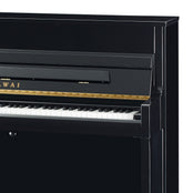 Kawai K200 AURES 2 Hybrid Upright Piano; Polished Ebony