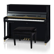 Kawai K300 ATX4 Anytime Silent Upright Piano; Polished Ebony | INCL £300 EXTRA DISCOUNT UNTIL 30TH JUNE