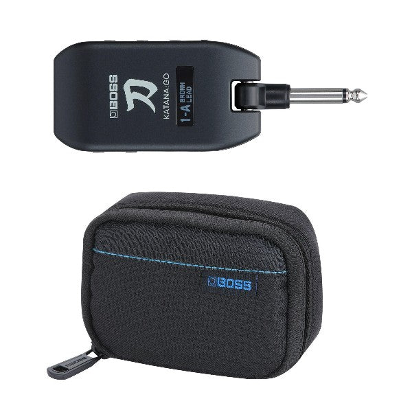 Boss KATANA:GO Personal Headphone Guitar Amplifier with Case Bundle